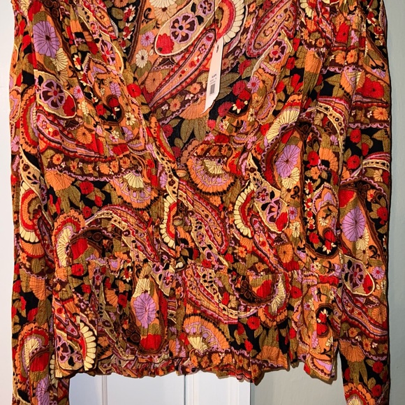 Billabong Catching Feelings Peplum Top NWT Med - Picture 5 of 9